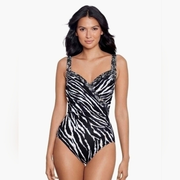 MAGICSUIT Tigre Sombre Sanibel One Piece Swimsuit Size US14 - Picture 1 of 14
